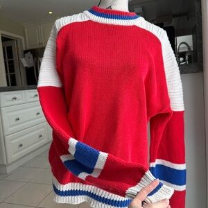 Vintage thick cotton knit sweater